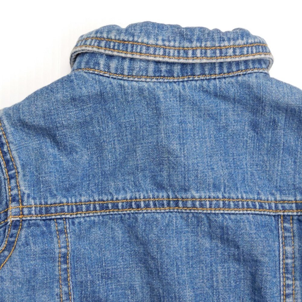 The Children's Place Jersey Lined blue Denim Jean Jacket Baby Boys 6-9 months - Picture 8 of 10